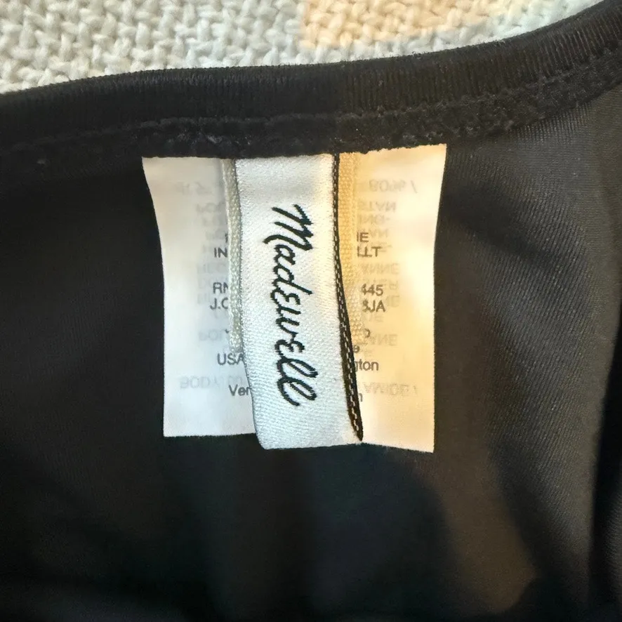 Madewell  medium criss cross back spaghetti strap one-piece swimsuit SW 2744 - Image 4