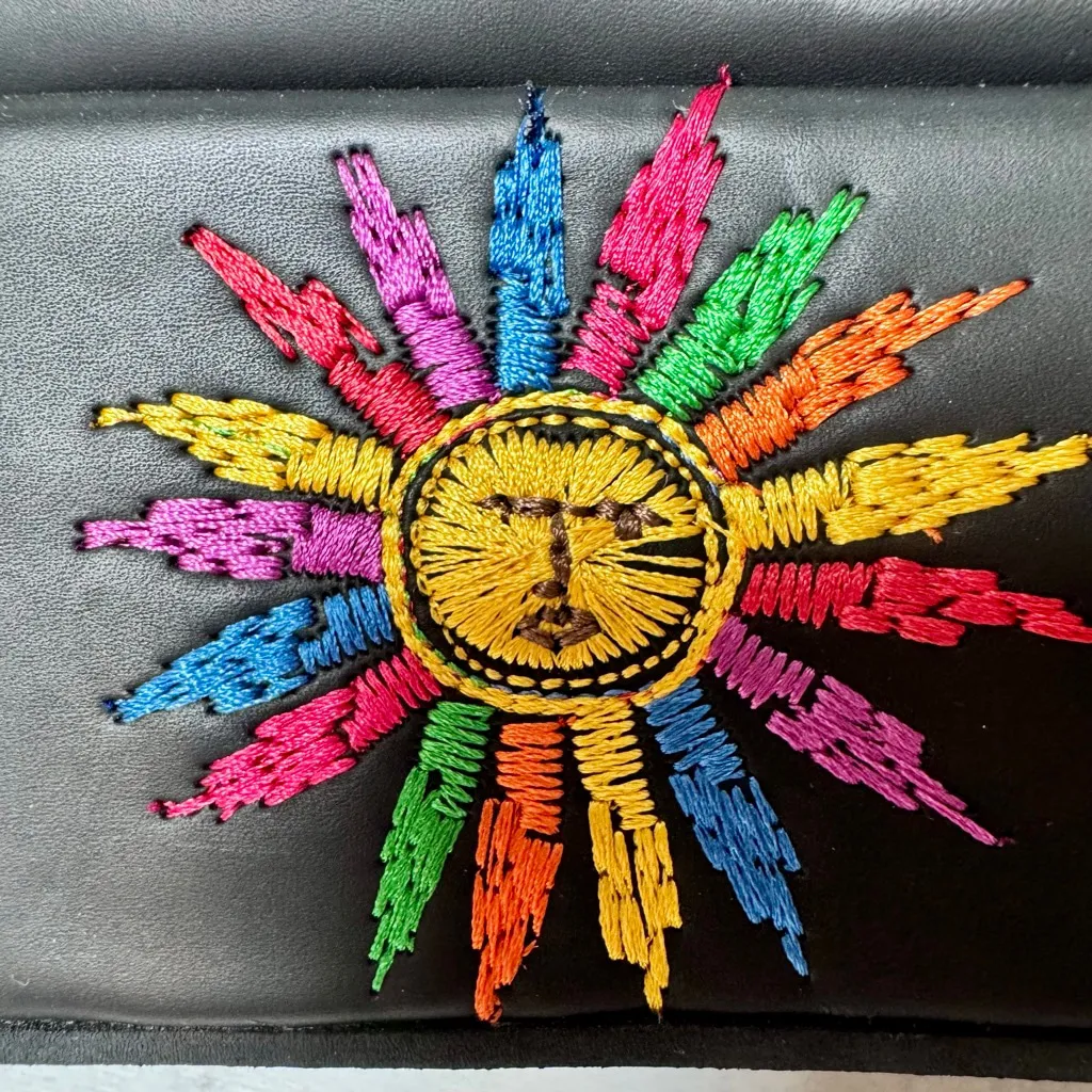 Farm Rio Ballerina Platform Mary Jane Shoes 7.5 Embroidered Sunshine - Image 11