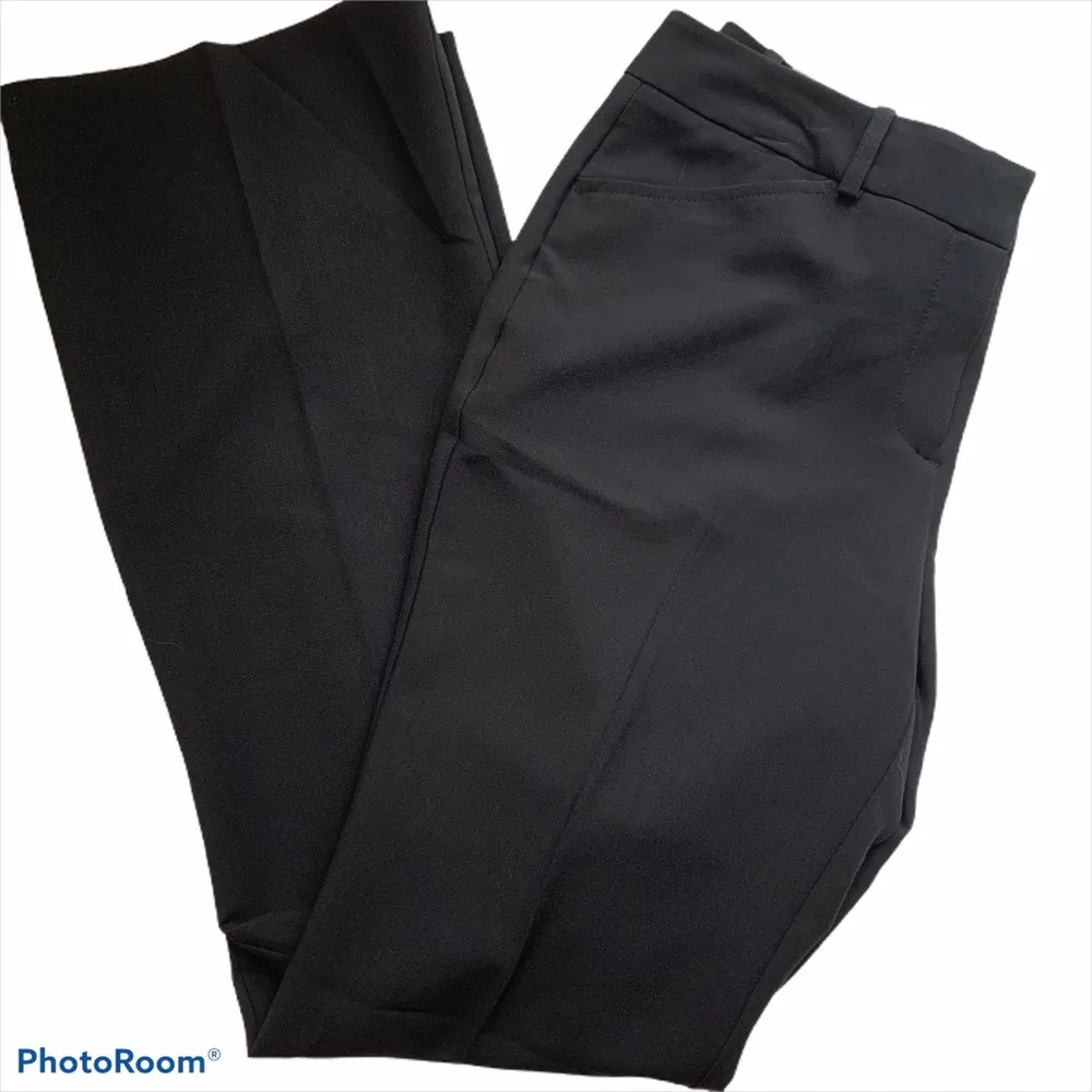 Worthington  Black Modern Fit Trouser Leg Pants Size 6 NWT - Image 2