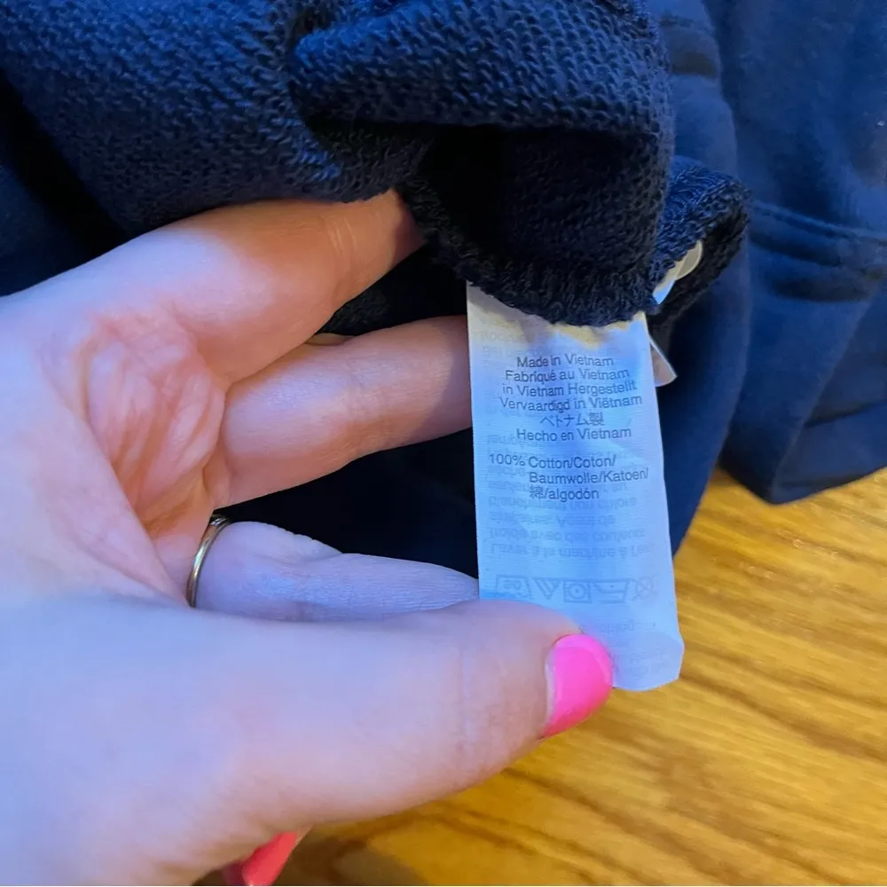 Madewell turtleneck sweatshirt in navy blue size XS - Image 5