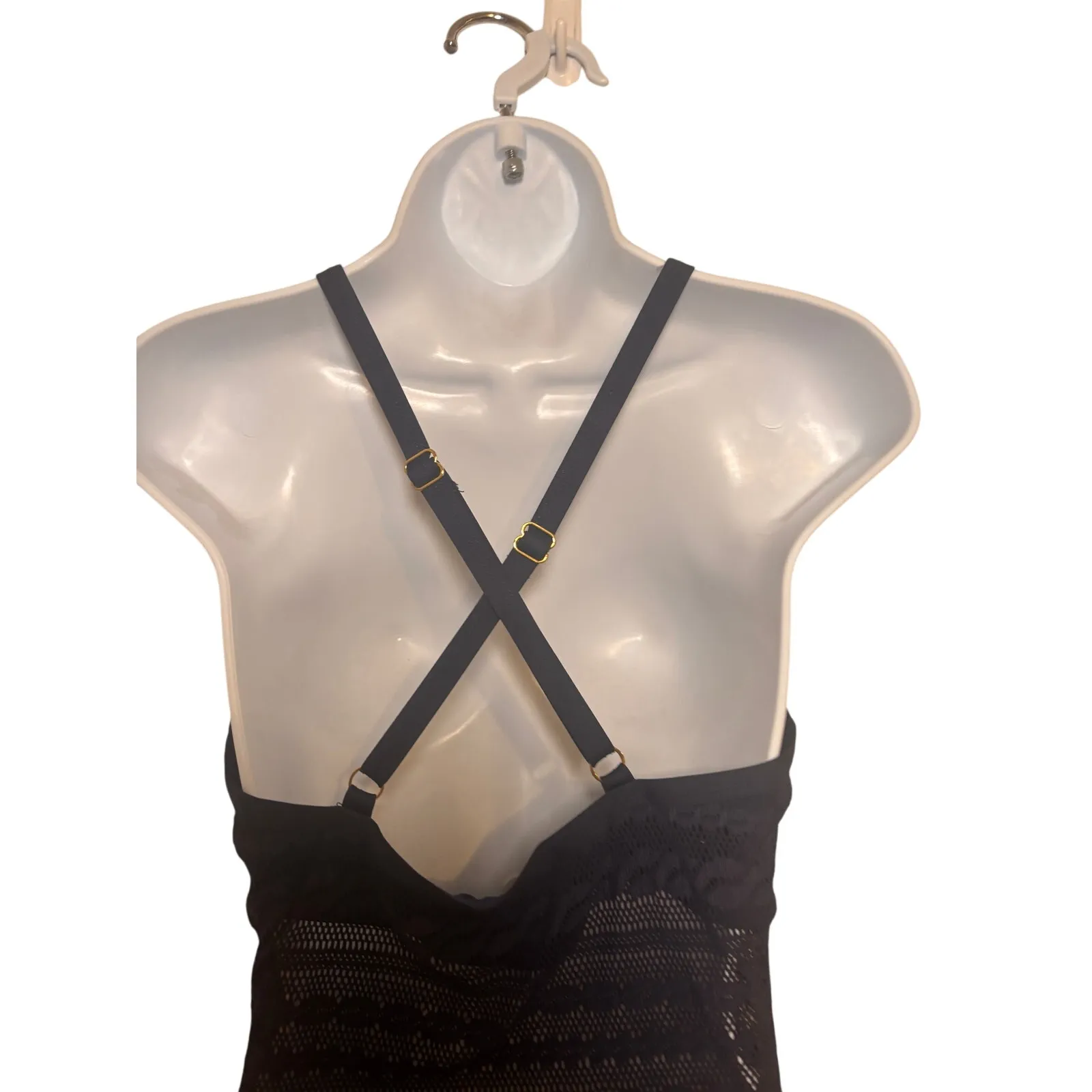 Nautica Grand Isle Blue Crochet One Piece Swimsuit size 14 Beach Vacation - Image 11