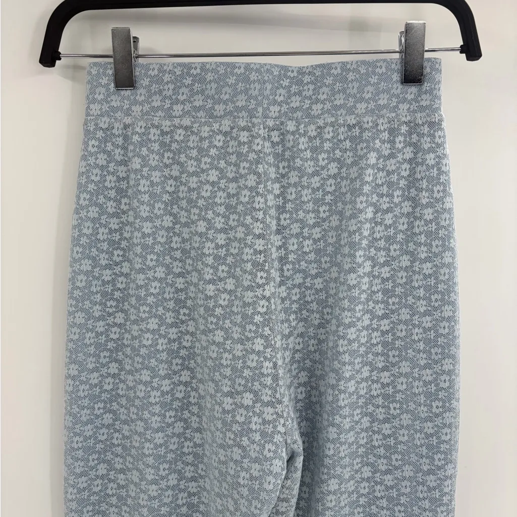 Michael Costello x Revolve Blue Lace Flare Pants festival Y2K Fairycore size xs - Image 10