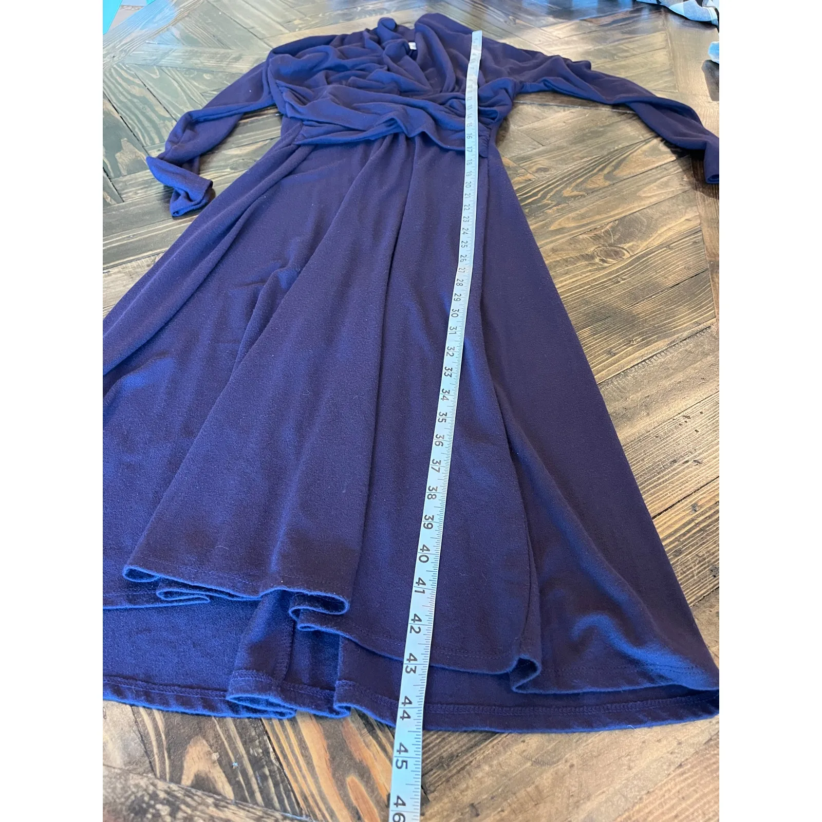 VTG Talbots Faux Wrap Purple dress Women 4 Ballet Ethereal Y2K Fairy Coquette - Image 5