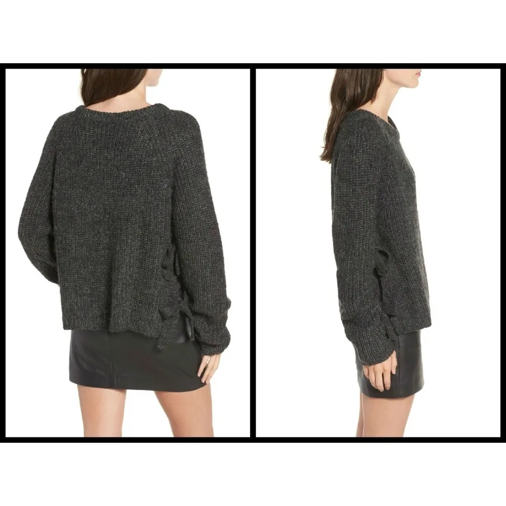 💕ASTR THE LABEL Lexie Side Tie Oversized Sweater - Image 6
