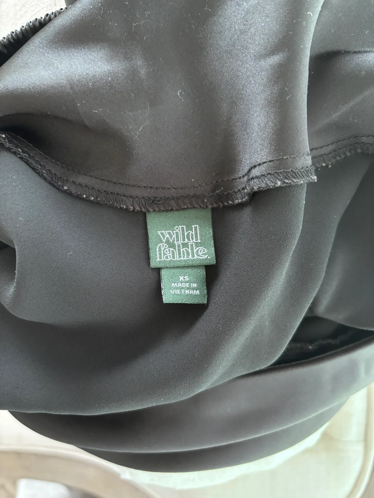 satin strapless mini dress - Image 6