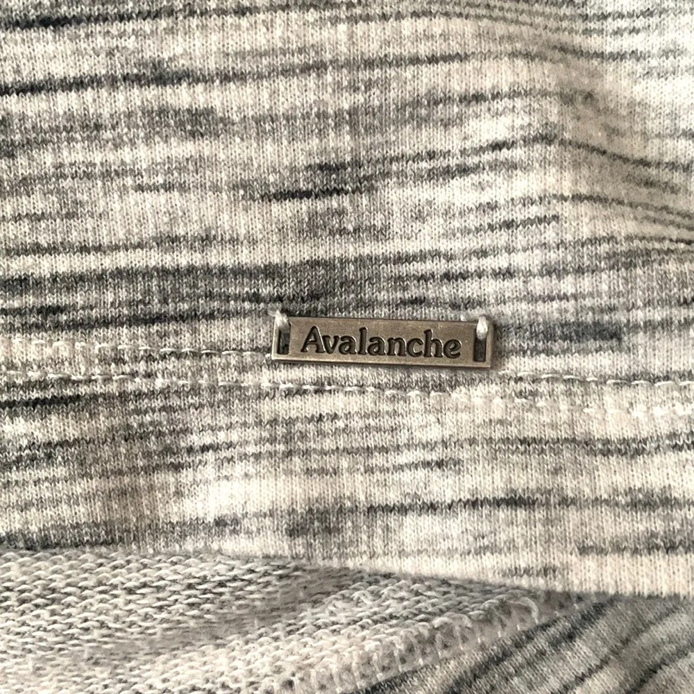 Avalanche Outdoor Co. Size M Women’s Marled Gray Cowl Hoodie Sweatshirt Medium - Image 4