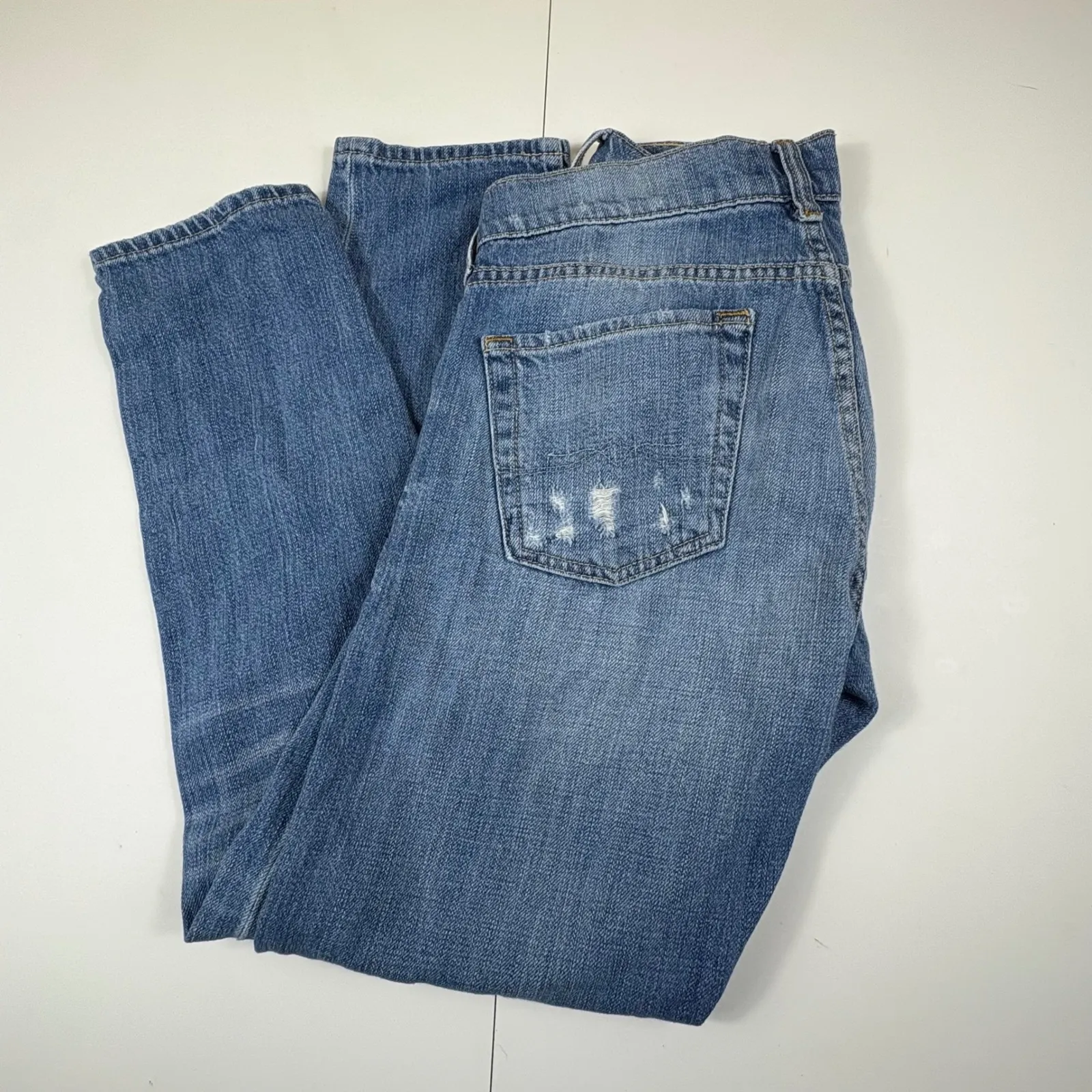 Lucky Brand Sienna Cigarette Jeans Distressed Medium Wash Women‎ Size 28 - Image 11