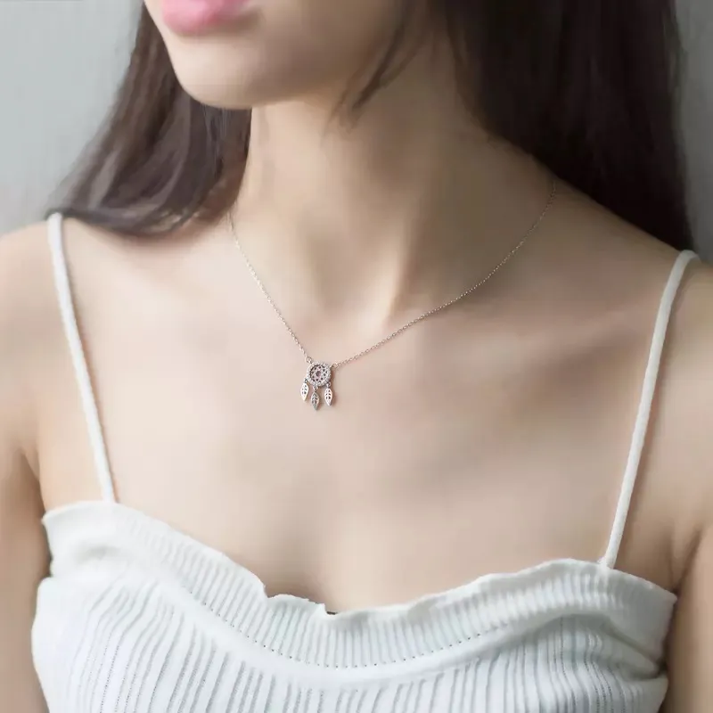 925  Dream Catcher Pendant Necklace - Image 3