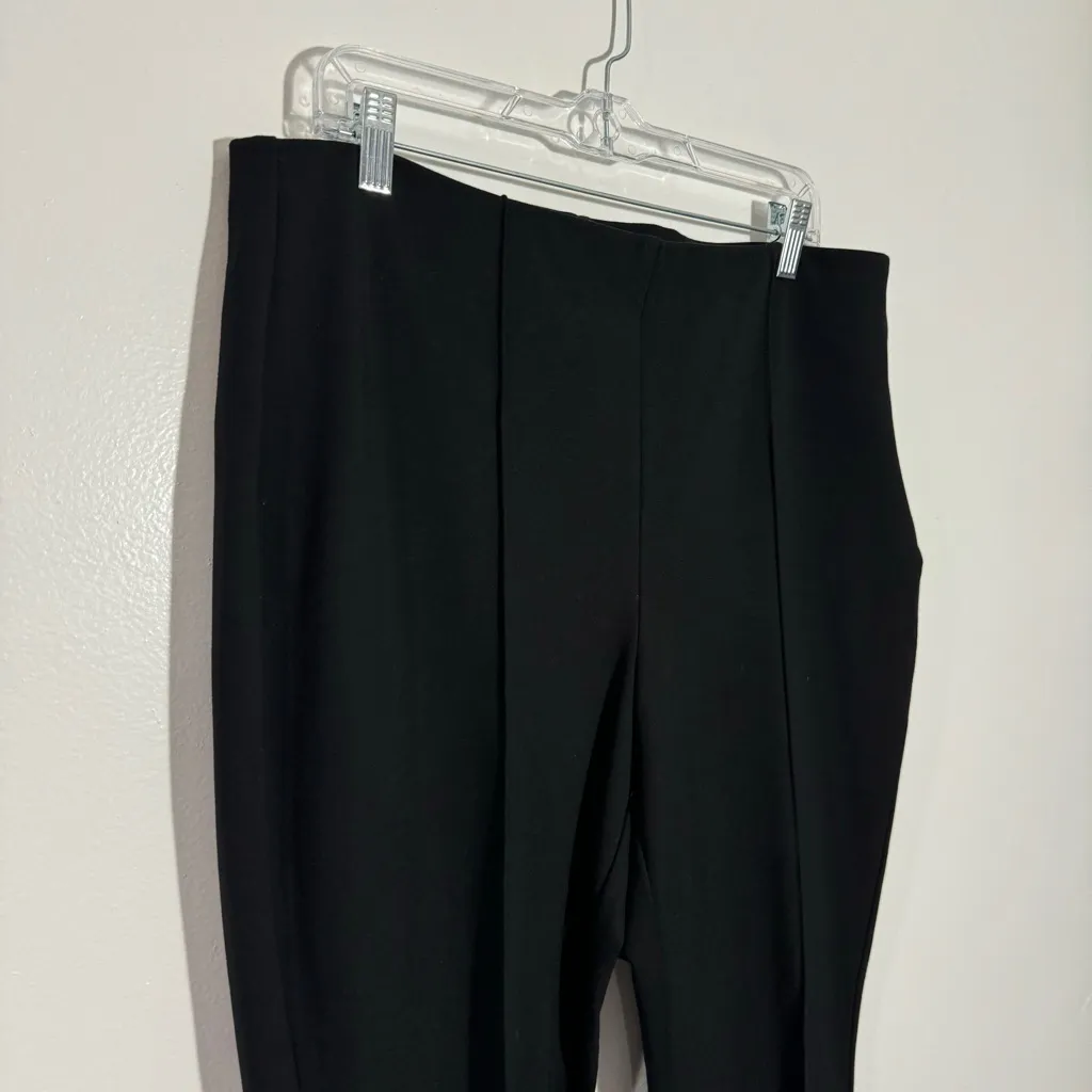 New Chico's So Slimming Lindy Pants‎ In Black Size 14 Short Chico Size 2.5 Short - Image 3
