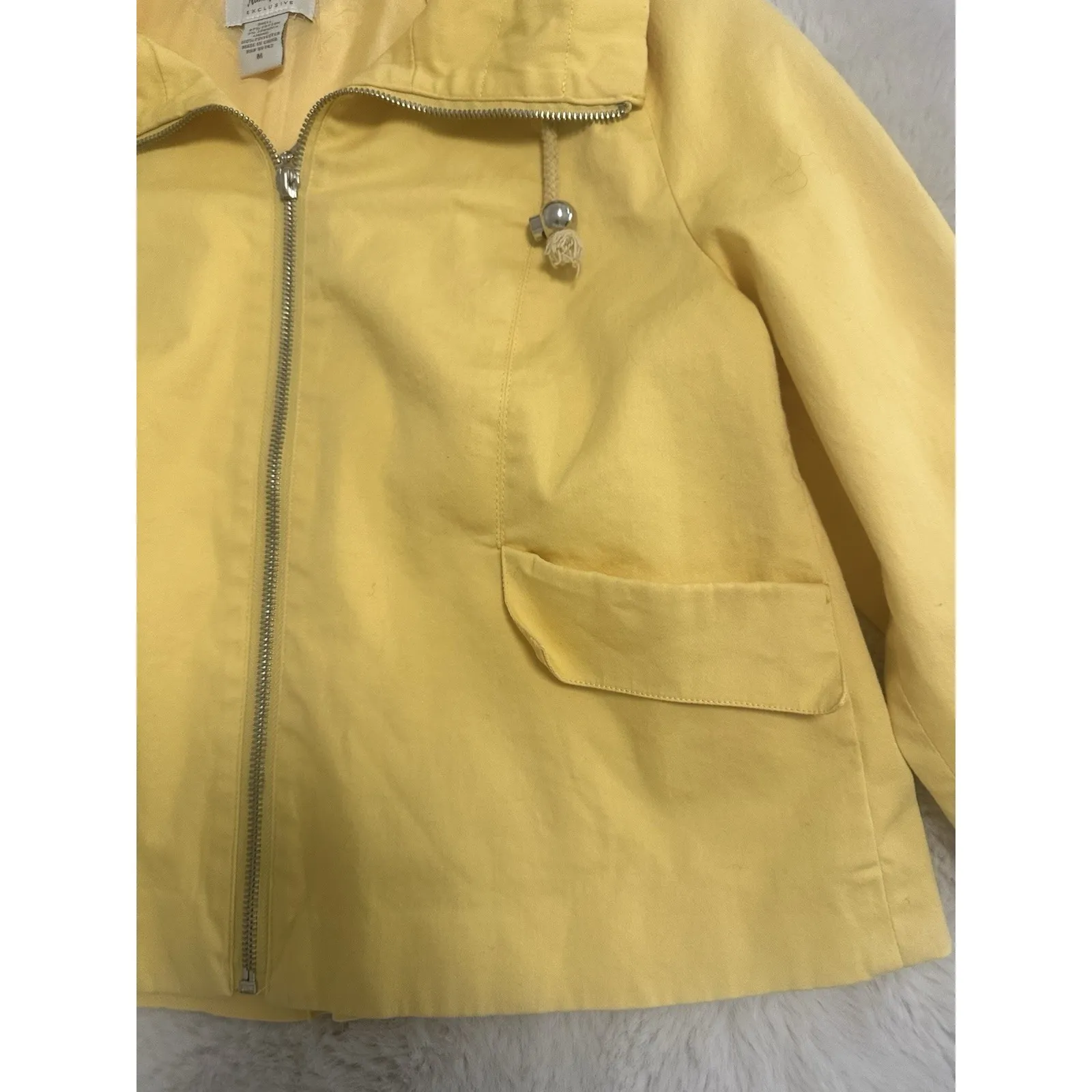Neiman Marcus  Women Jacket Yellow Size M - Image 3