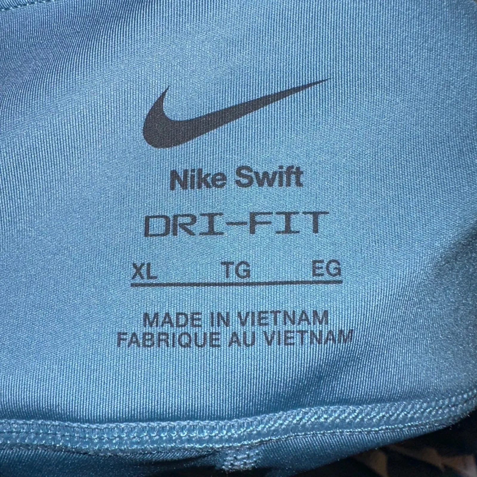 Nike Women's Swift 7/8 Dri-FIT‎ Running Leggings Womens XL Teal - Image 10