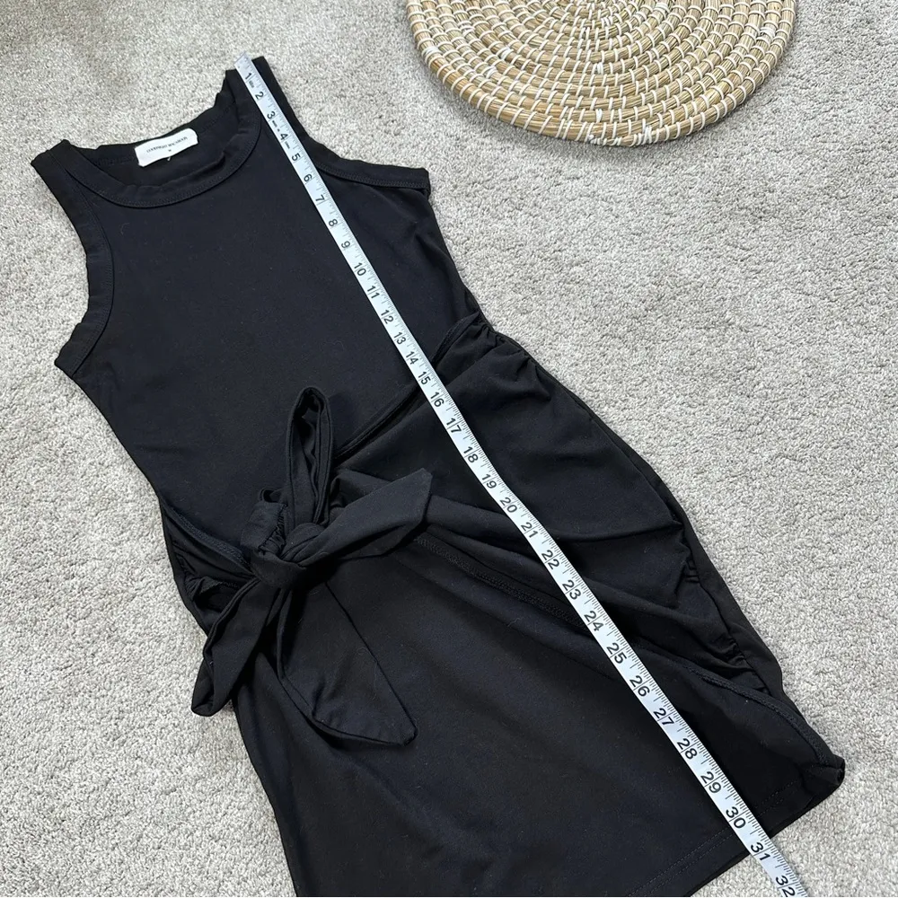 Goodnight Macaroon Aimee Front Tied Wrap Tank Dress Sleeveless in Balck Size M - Image 12