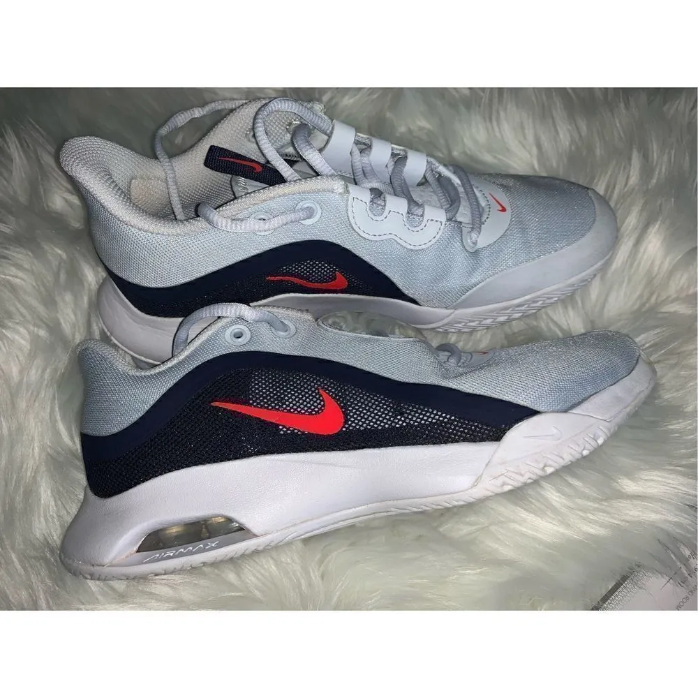 Nike Womens Court Air Max Volley Blue Basketball Shoes Sneakers 7 - Image 5