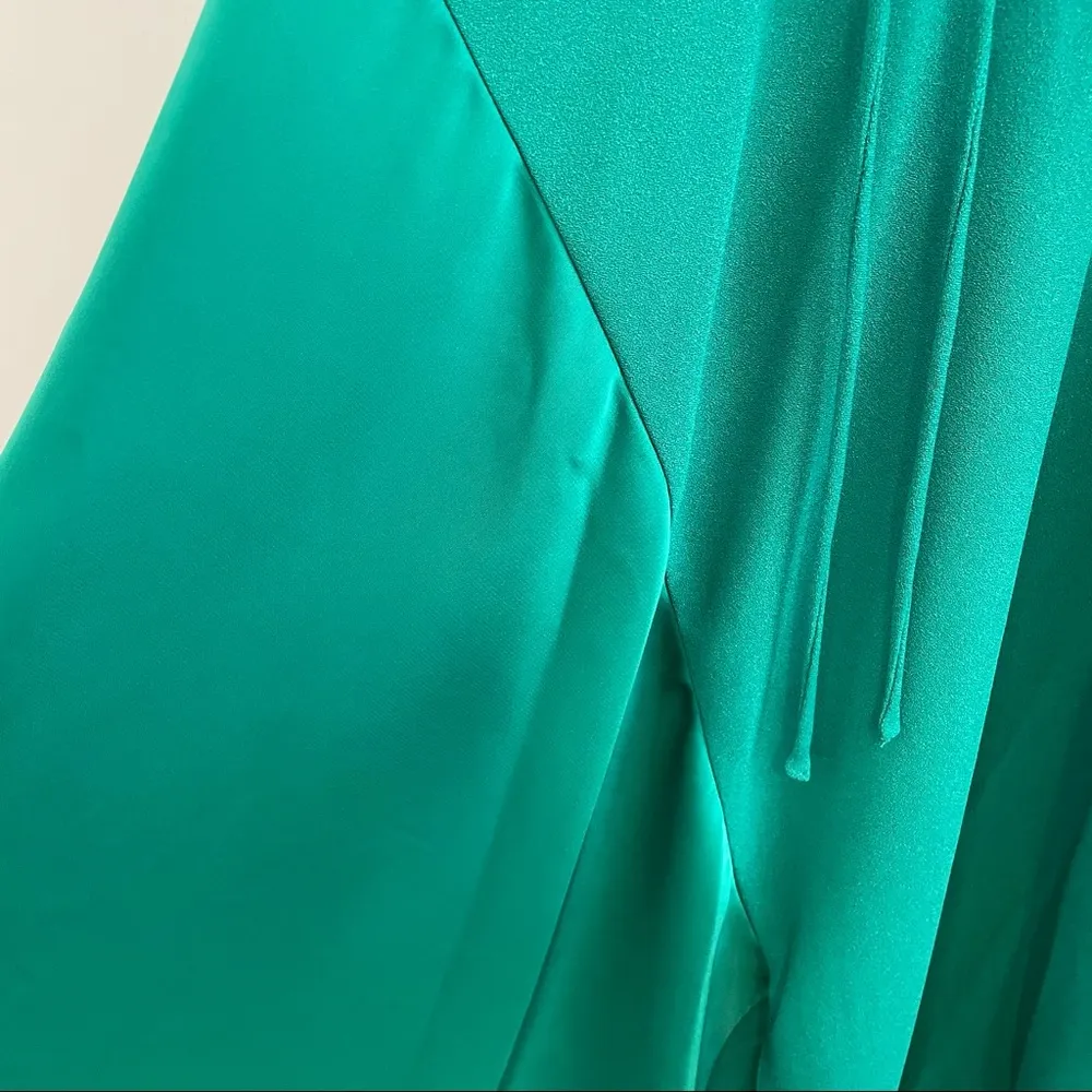 Emerald Green Midi Dress Size 2 - Image 5
