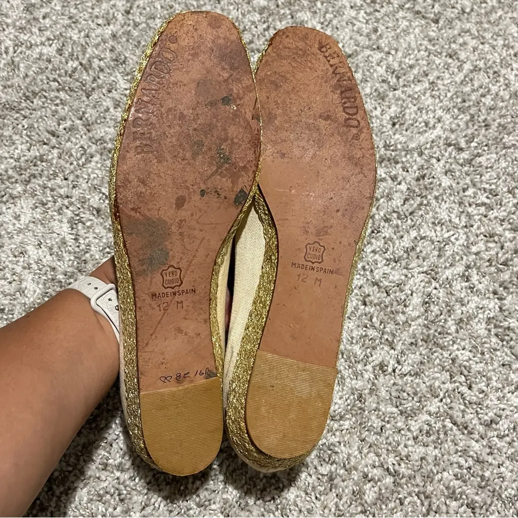 Vintage Bernardo Whimsical Shoes Size 12M Cottagecore Fairy Embroidered - Image 7