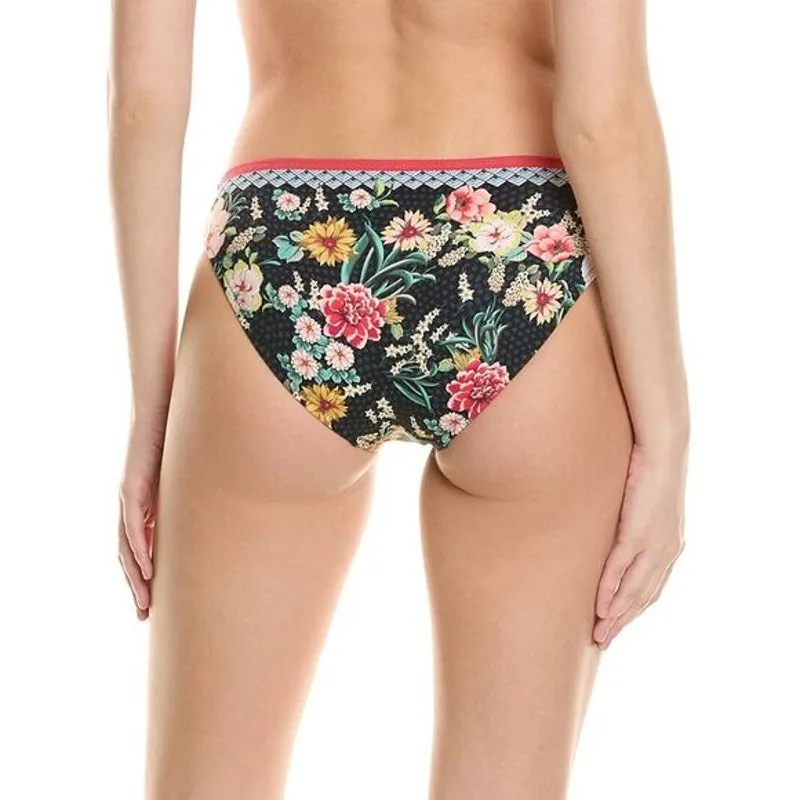 NWOT Johnny Was Mia Floral Hipster Swim Bottoms Size L - Image 2
