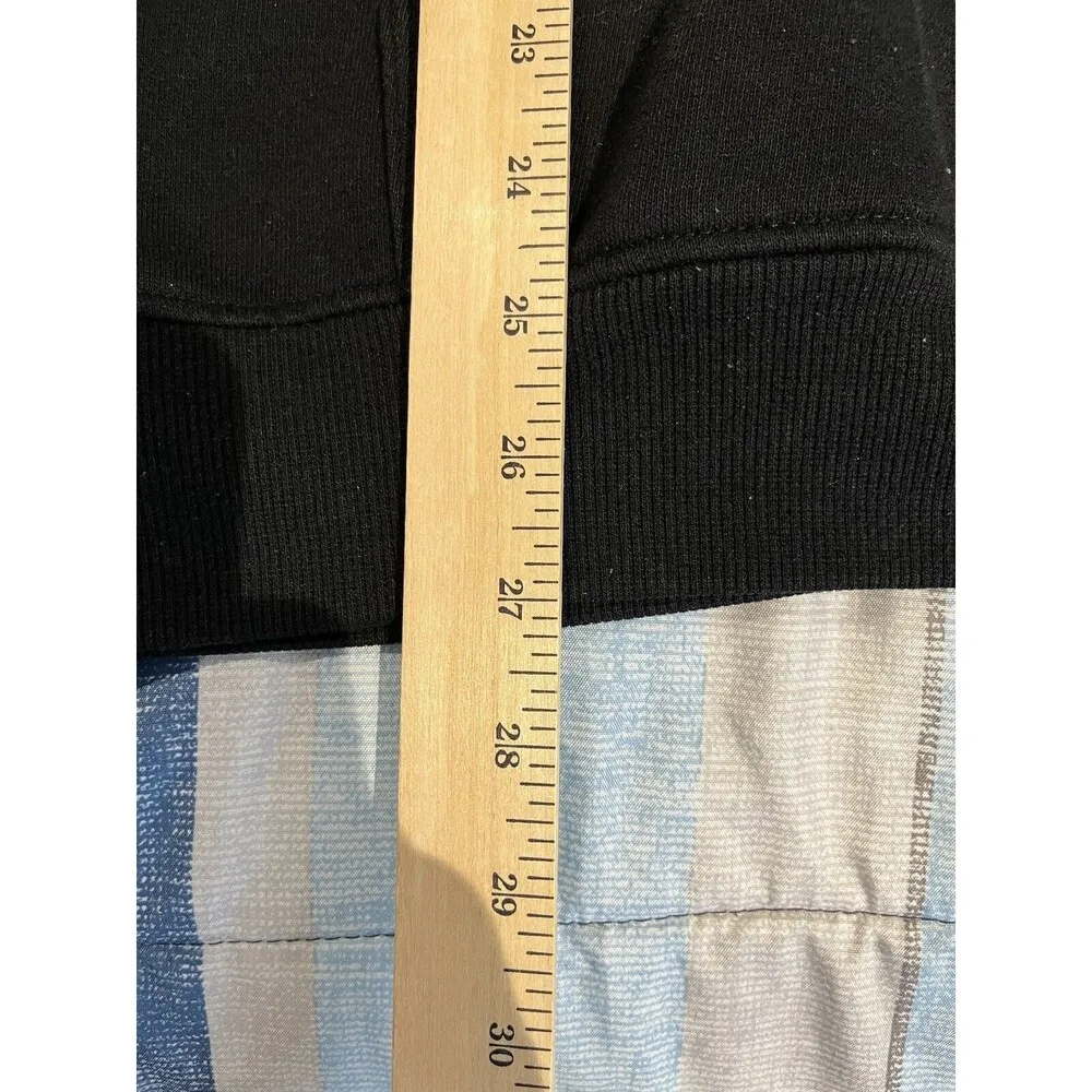 Krisp nyc women's L rose floral embroidered long sleeve hoodie Black Size L - Image 4