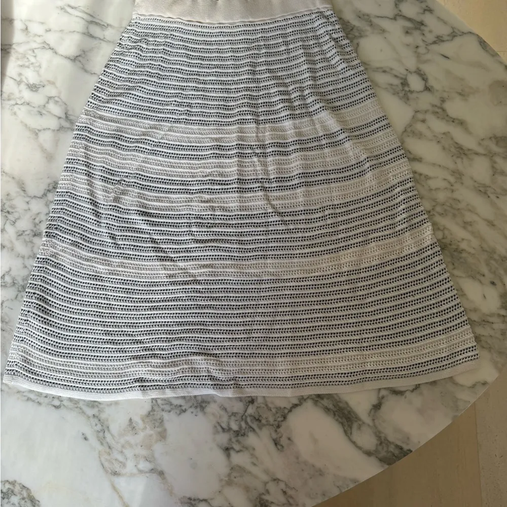 EUC RTR Kate Spade Cotton Striped Skirt Needs new elastic inside waist band S - Image 7