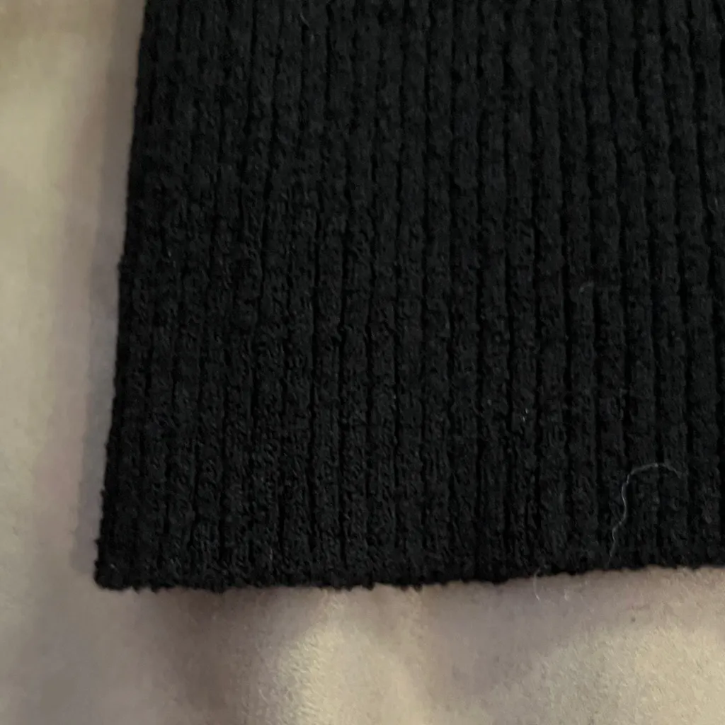 Cute Stretch Knit Black Skirt - Image 9