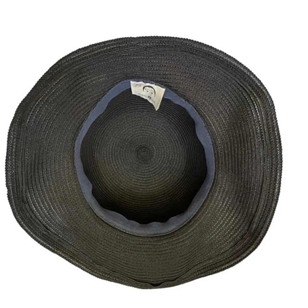 Eugenia Kim Vintage Black Woven Wide - Image 6