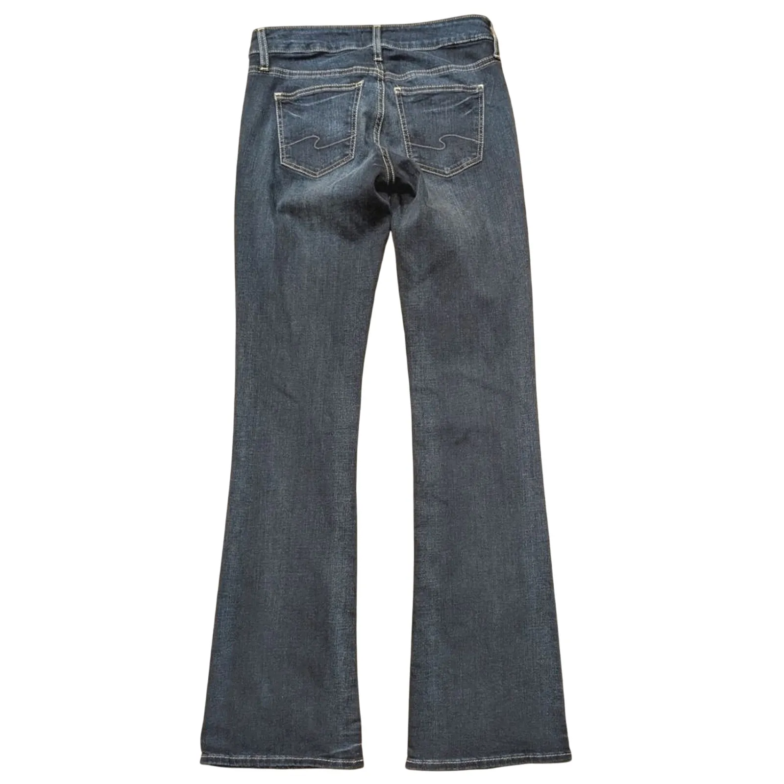 SILVER JEANS Suki Bootcut Womens 28 x 35 Tall Bootcut Stretch Denim Pants - Image 2