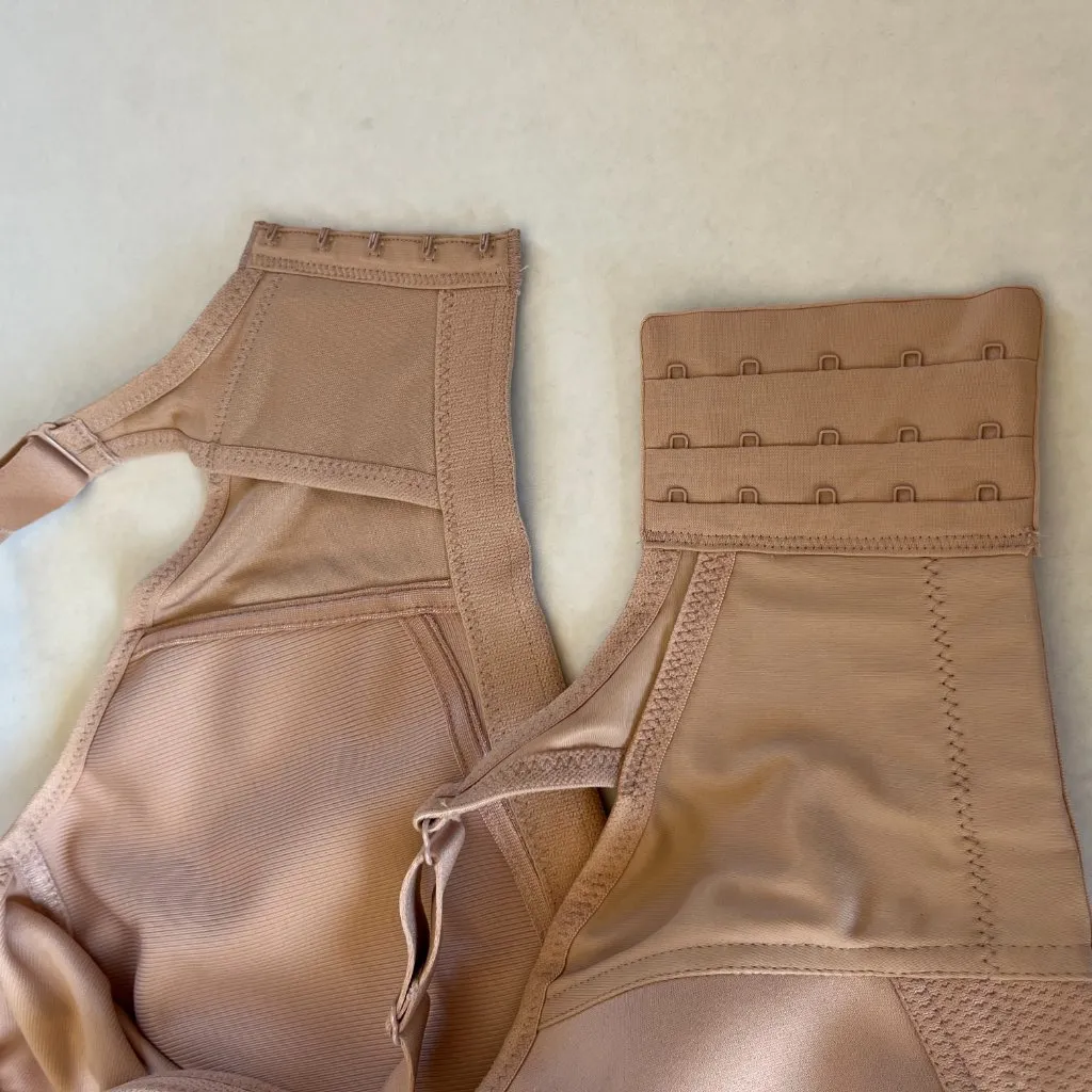 Glamorise Plus Sz 34 J Tan MagicLift Seamless Sports Bra Wireless Shaping - Image 7