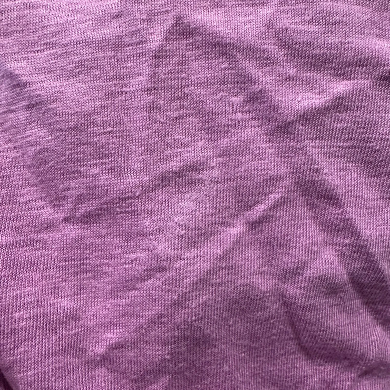 Eileen‎ Fisher Linen Dress Purple 3/4 Sleeve Knee Length Casual Comfort - Image 5