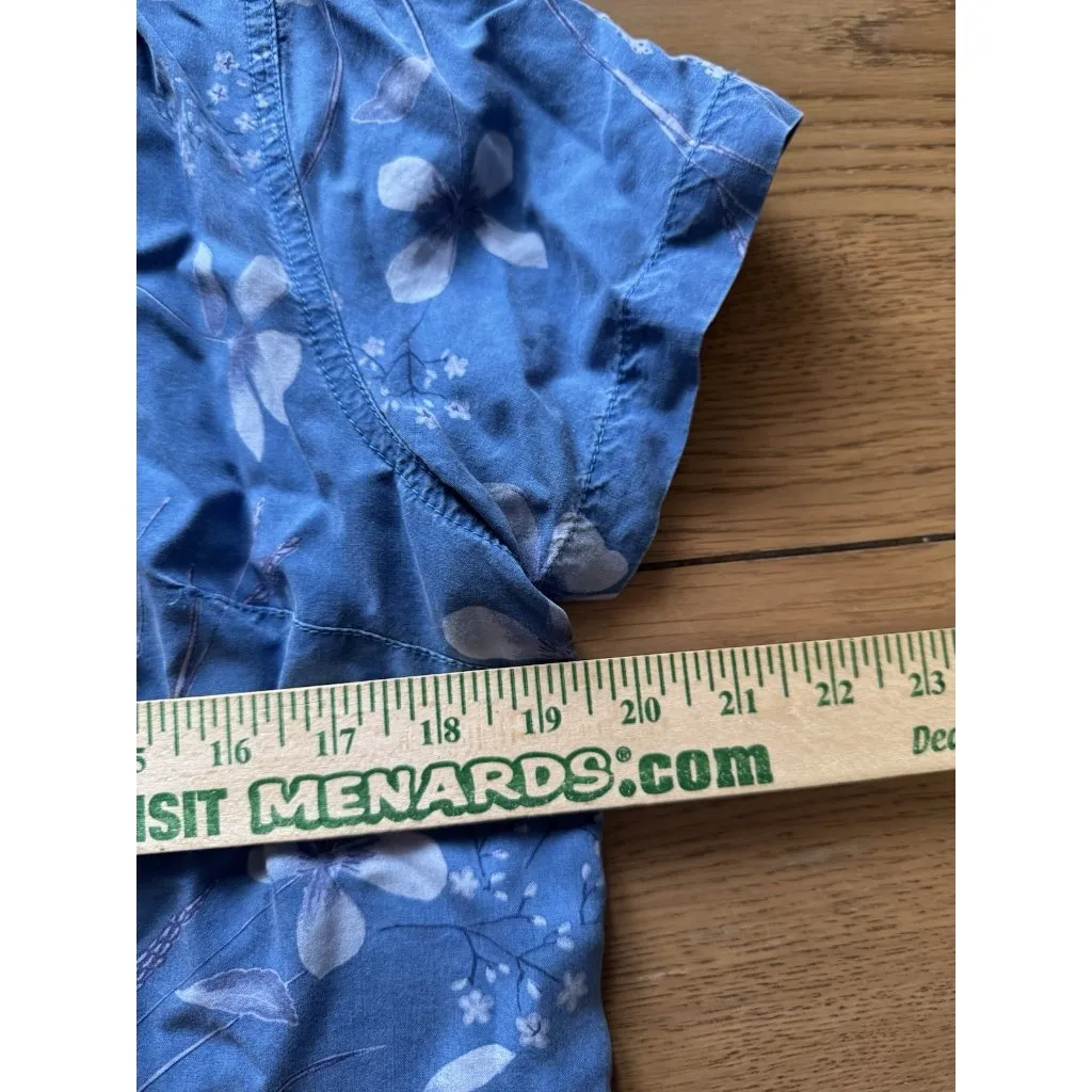 Women Liz Claiborne 16 Floral Button Down Shirt Tencel Summer Spring NWT - Image 4