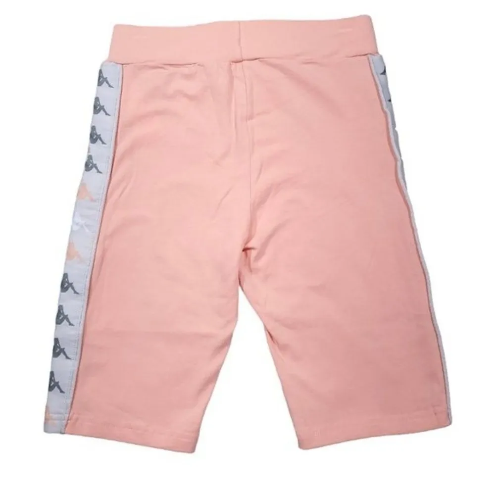 Kappa 222 Banda Cartin 2 Bike Shorts Women’s Size XS Orange Peach Skin Fit NWT - Image 2