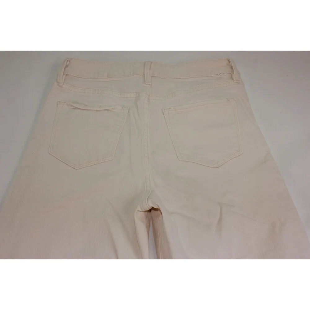 Dear John Women's Jeans White Rosa High Rise Flare Size 28 - Image 3