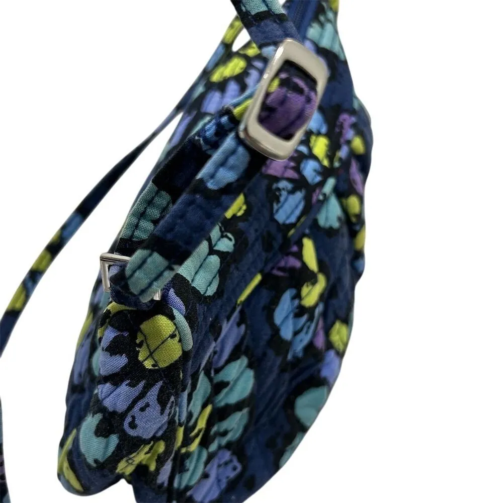 Vera Bradley Indigo Pop Floral Crossbody Purse w/ Adjustable Strap - Image 14