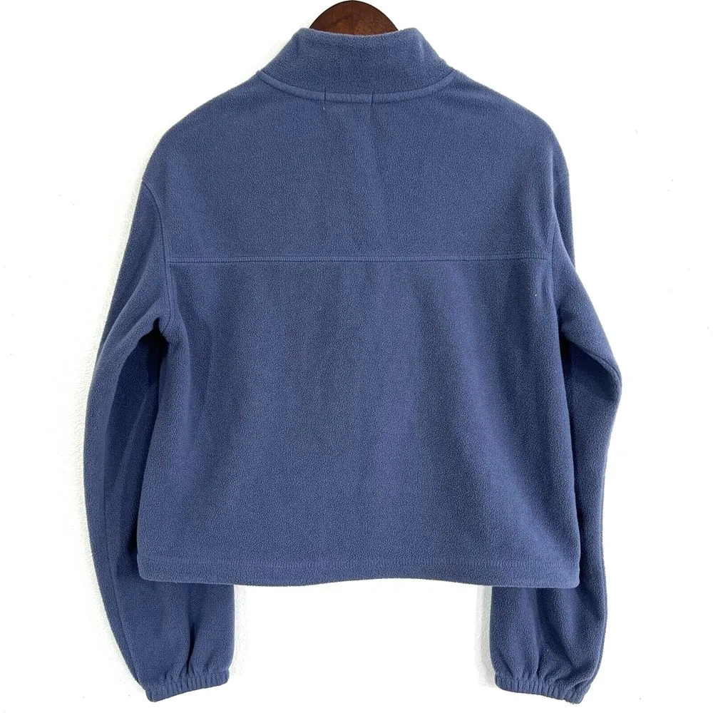 Aeropostale Sport Polar Fleece Sweater Womens‎ Medium 1/4 Snap Lavender Outwear - Image 2