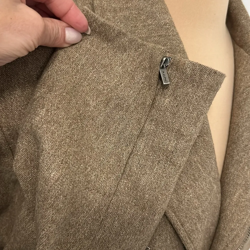 Ralph Lauren Virgin Wool Blend Moto Jacket - Image 7