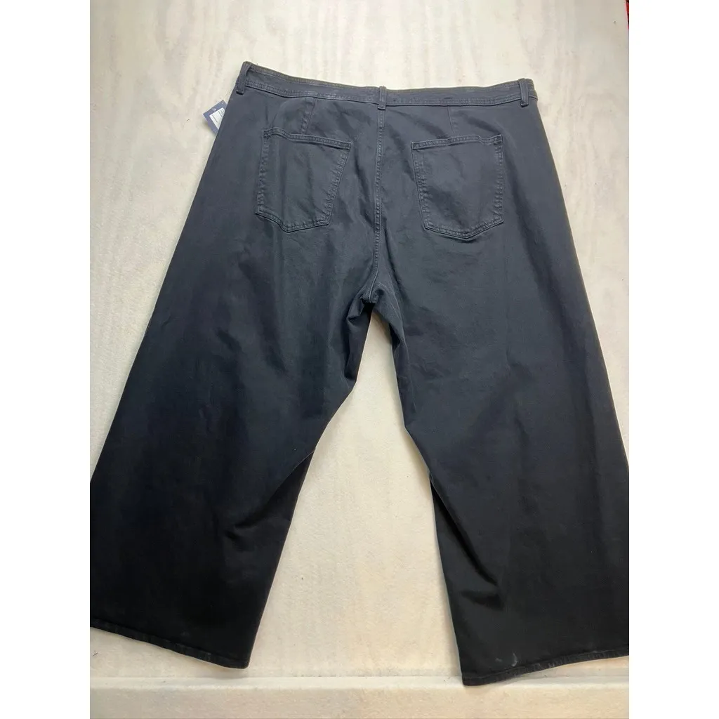 Universal Thread High Rise Sailor Wide Leg Crop Pants Black Size 26 - Image 10