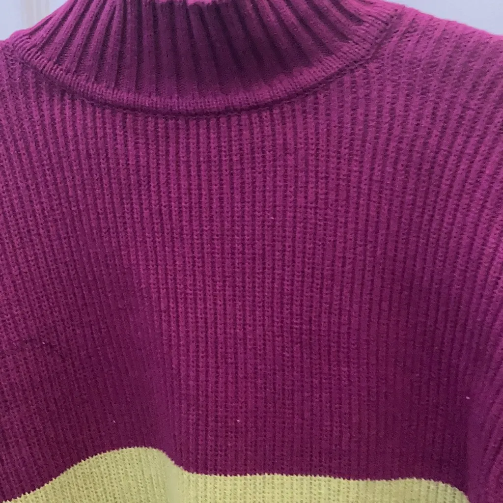 Westbound FINAL MARKDOWN  mock neck cotton knit sweater medium - Image 2