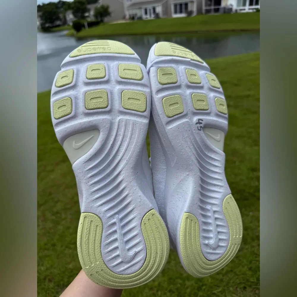 Nike superRep Women's White and Green Running Shoes size 10 - Image 5