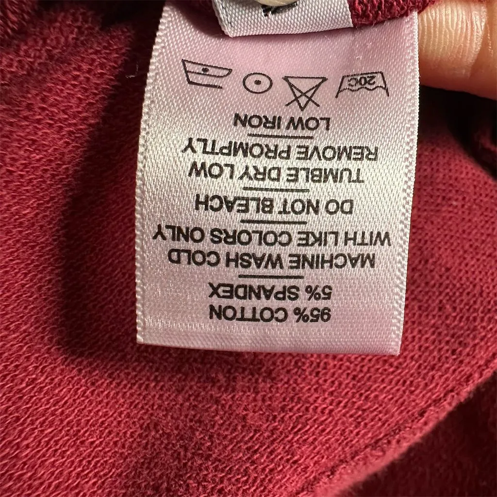 American Giant Women's Red Wrap Dress Size S Knee Length Casual - Image 9