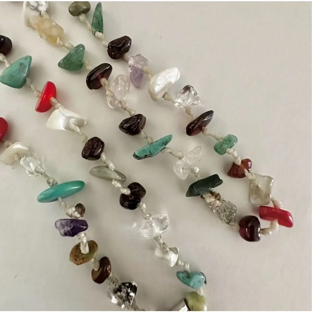 ocean jasper natural chip stones necklace - Image 8