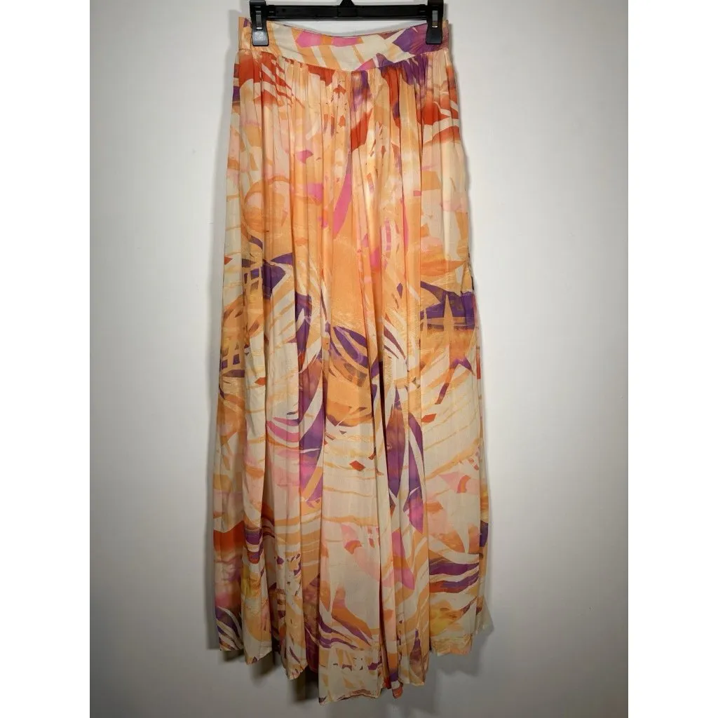 FLYING TOMATO Off To Tomorrow Woven Pants Flowy Wide Leg High Waist Size Small - Image 2