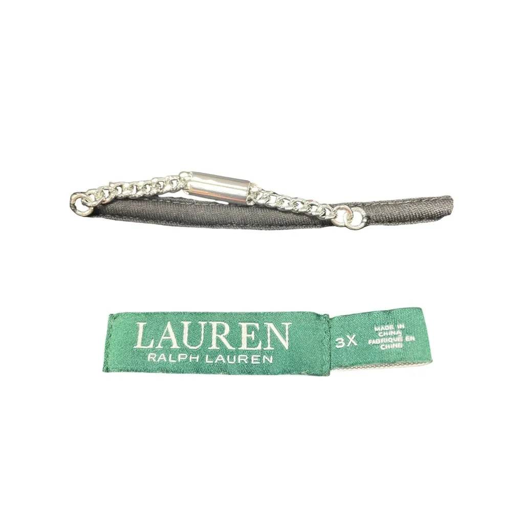 Lauren Ralph Lauren Womens Black Red Diamond Quilted Zip Fleece Jacket Sz 3X SKU - Image 9