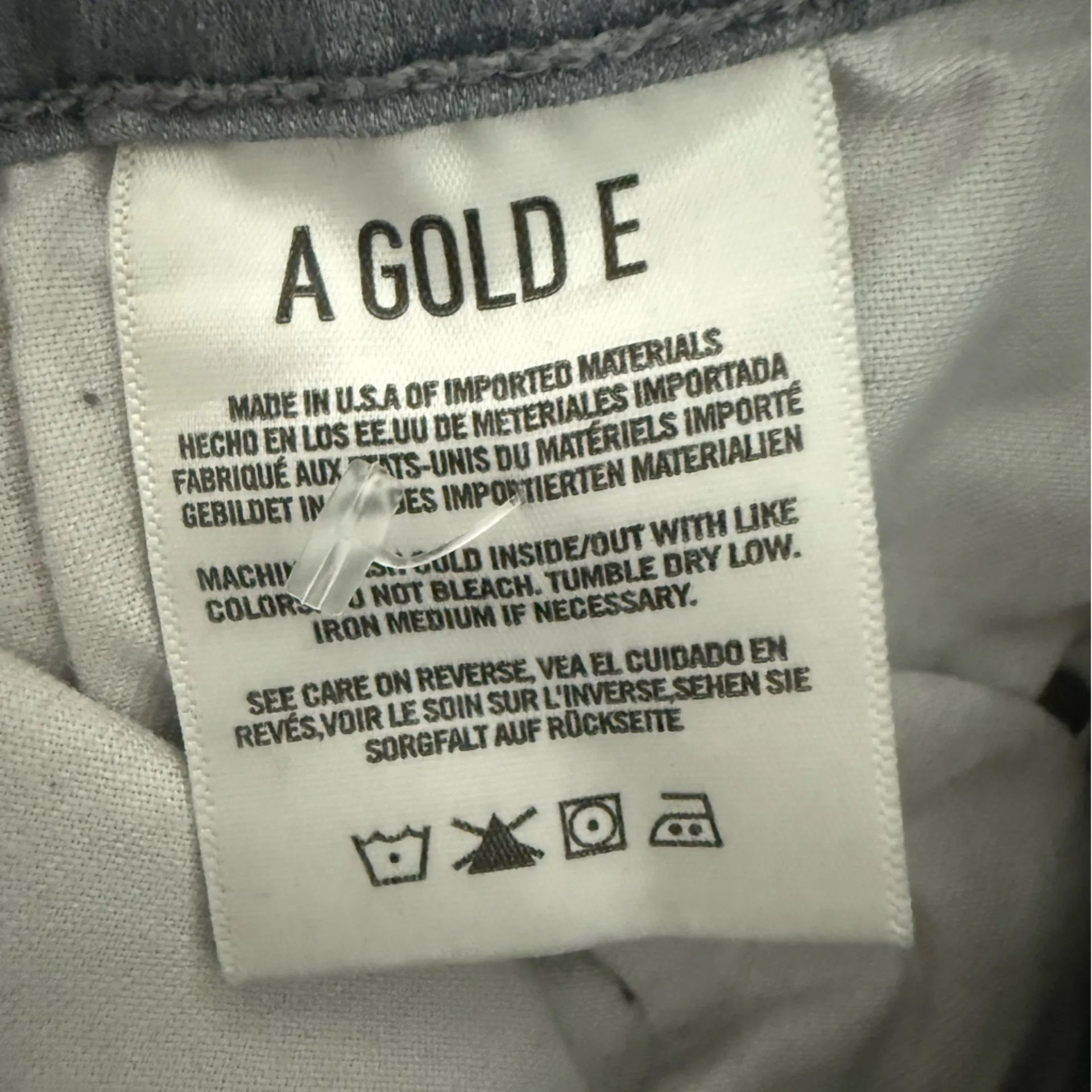 AGOLDE Sophie High Rise Skinny Stretch Jeans in Fame Gray Size 30 - Image 10