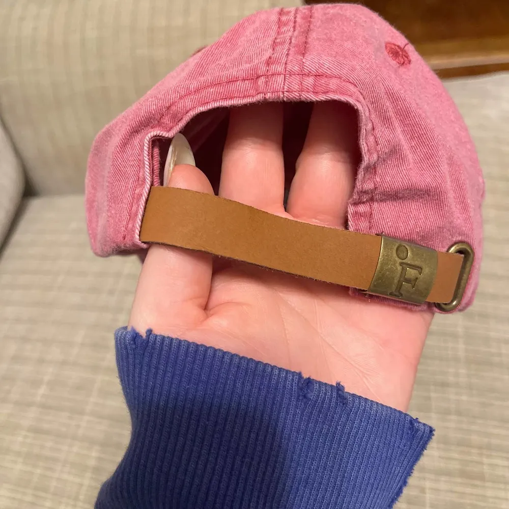 FahrenheitHeadwear.com Percy & Small Shipyard Salmon Colored Baseball Hat - Image 5