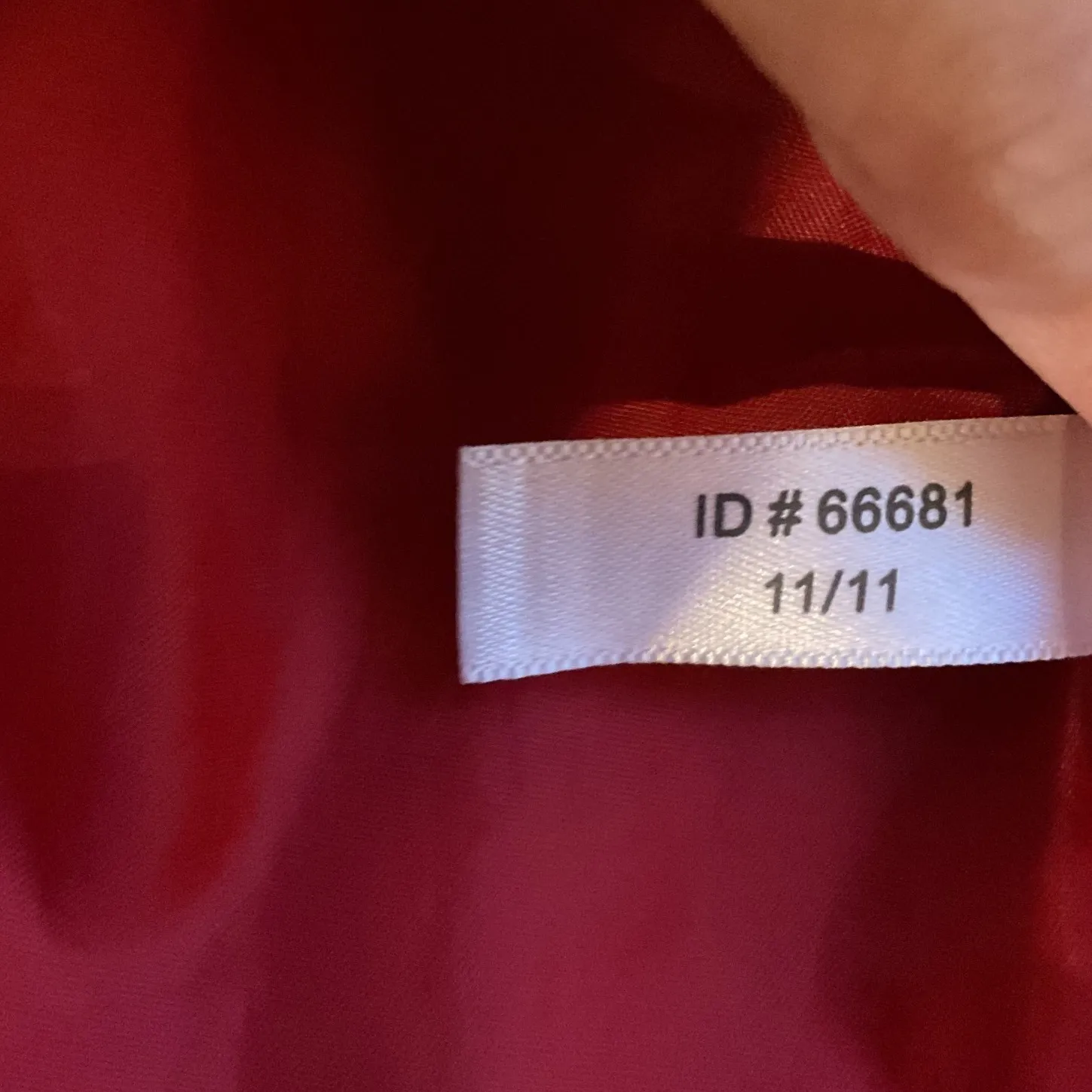 Aeropostale Women's Puffer Lined‎ Hooded Long Sleeve Full Zip Jacket Red Size XL - Image 7