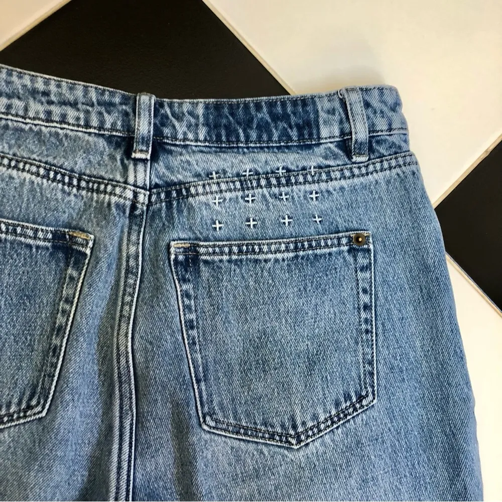 Ksubi Chlo Wasted No Rules Straight Leg Cropped Ankle Jeans Medium Wash Denim 29 - Image 15