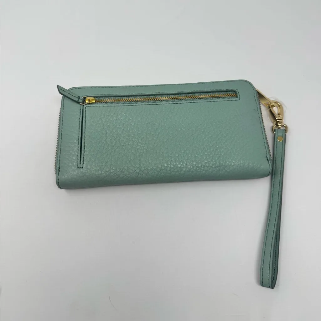 Fossil Sydny Large Zip Clutch Wallet Seaglass   NWT - Image 2