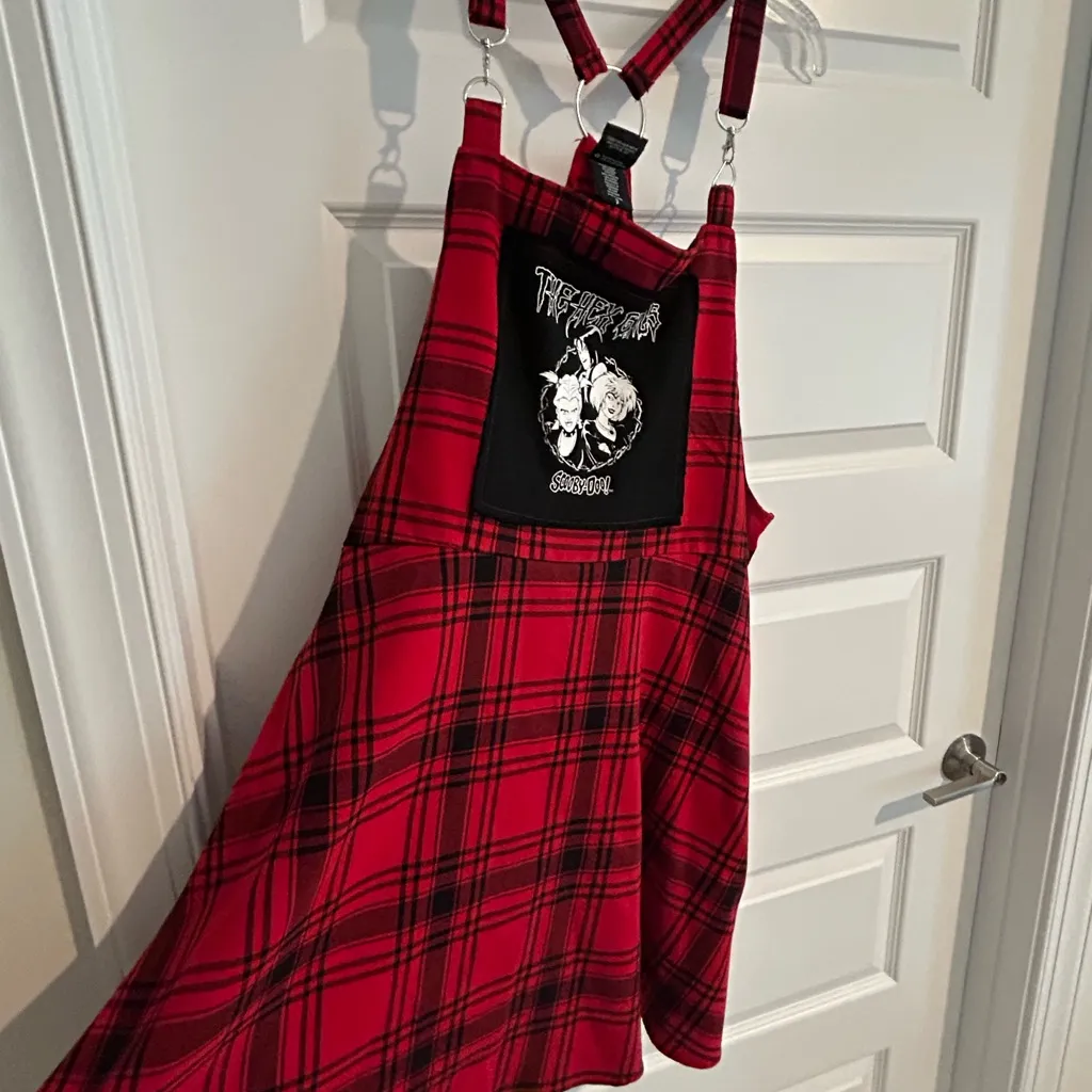 Scooby Doo The Hex Girls Plaid Skirtall Red black Size 3X - Image 4
