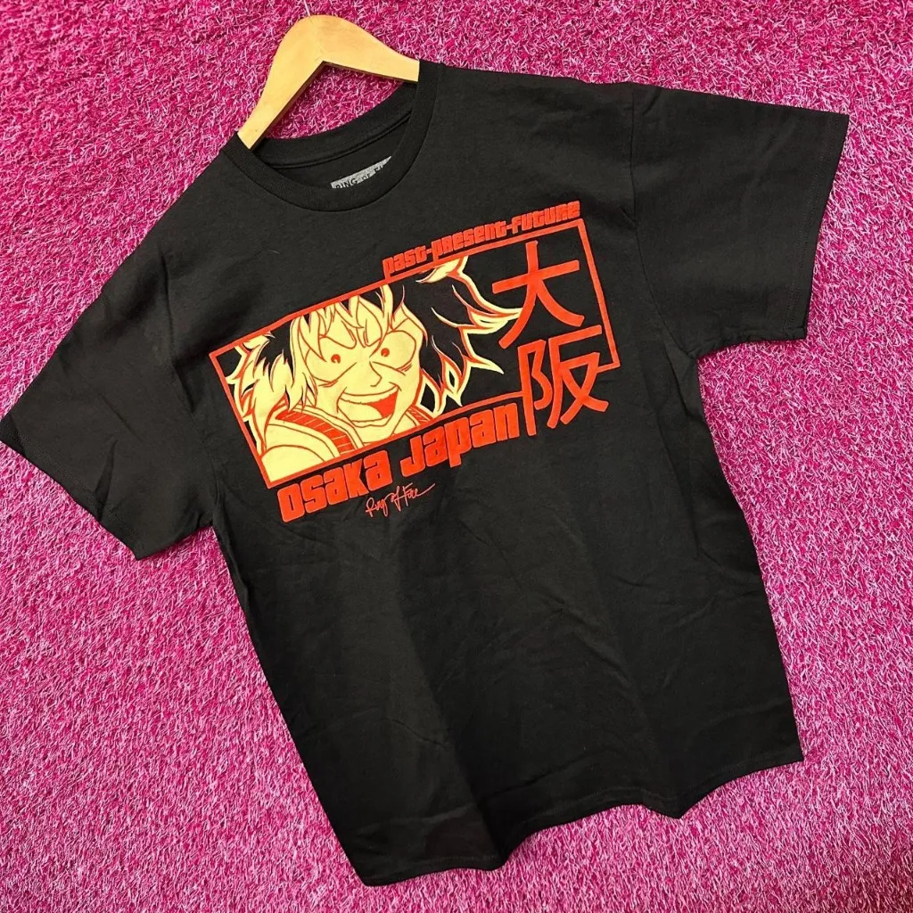 Osaka Japan Past Present Future Puffy Ring of Fire Tee L - Image 3