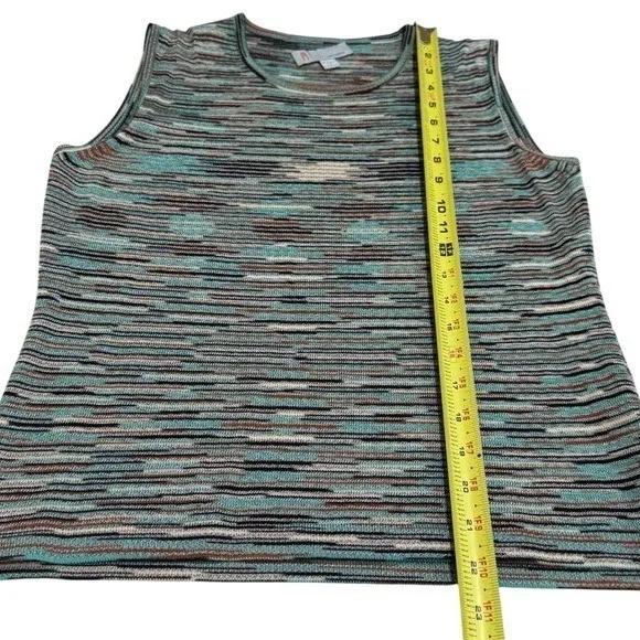 Vintage Y2K Missoni Crew Neck & Cardigan Striped Wool Blend Set Size EU44 US8 - Image 12