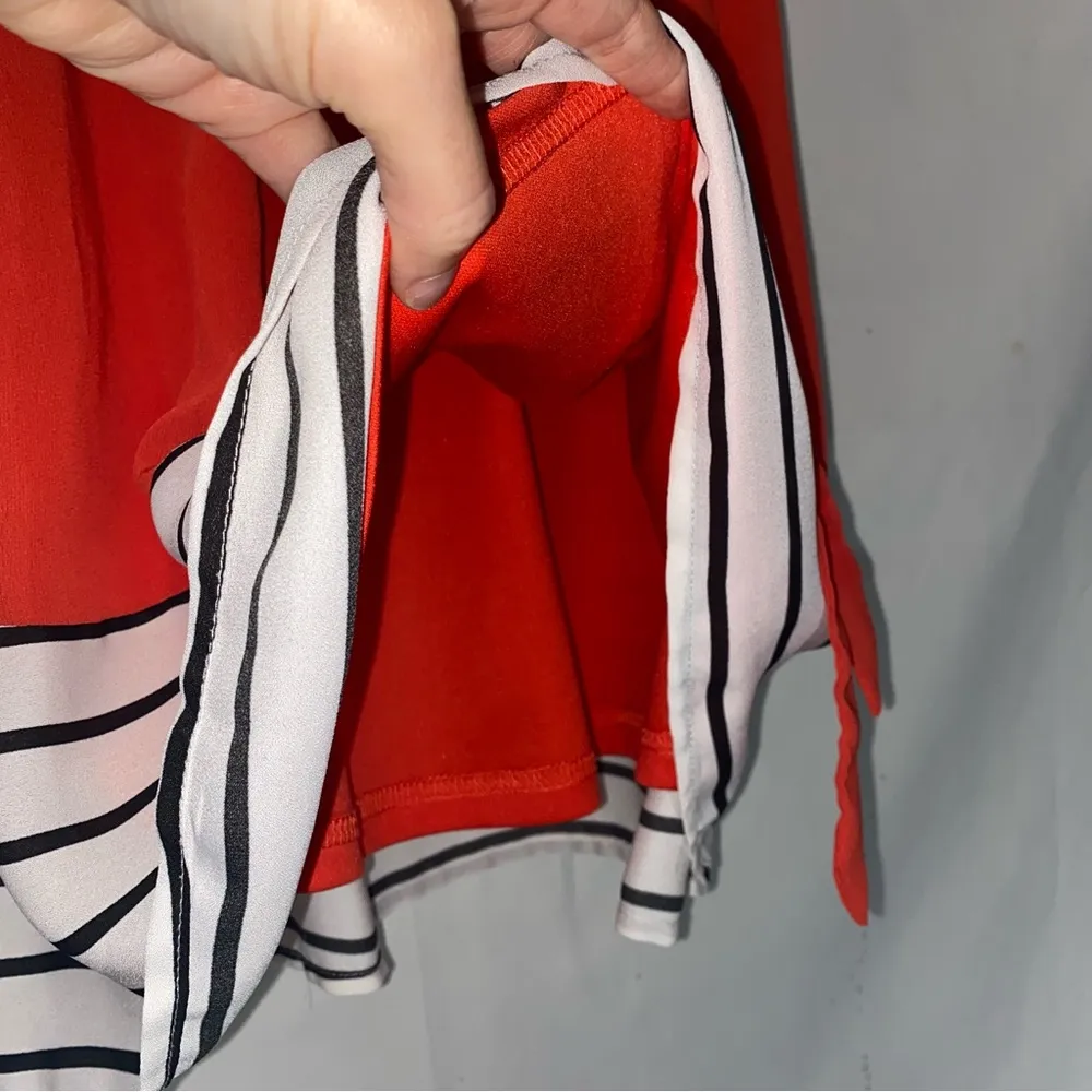 She + Sky Sleeveless Stripe Dress Women’s Small - Image 5