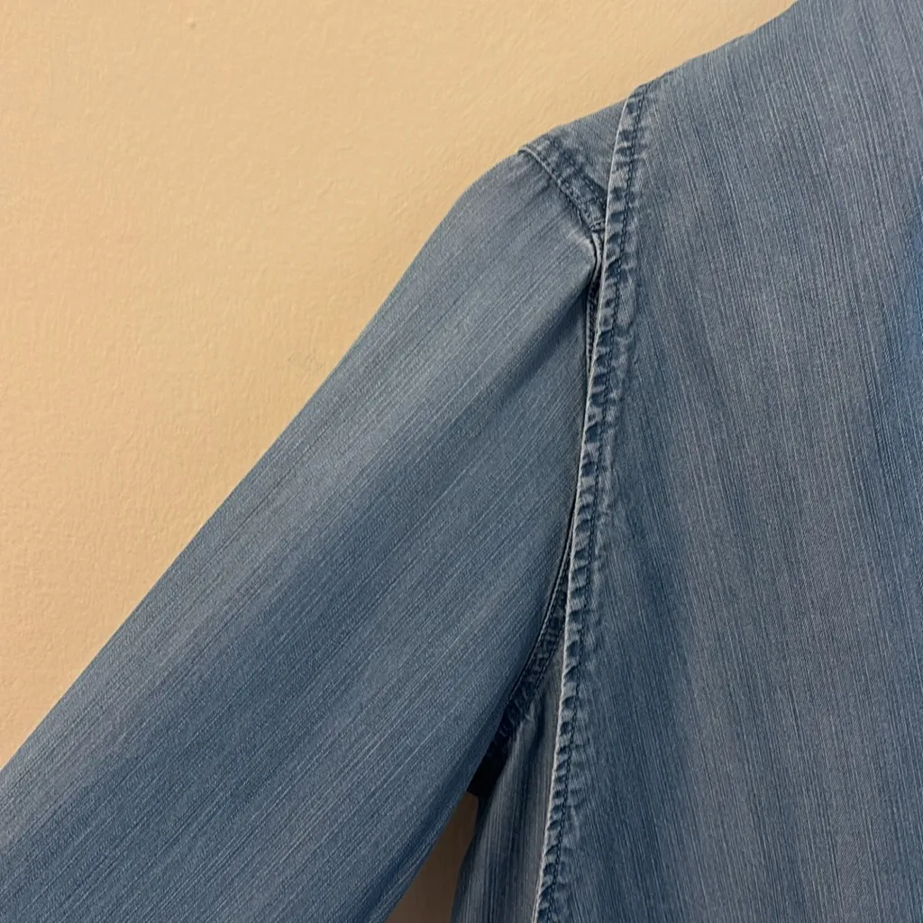 Max Jeans Light Blue Trench Coat - Image 5